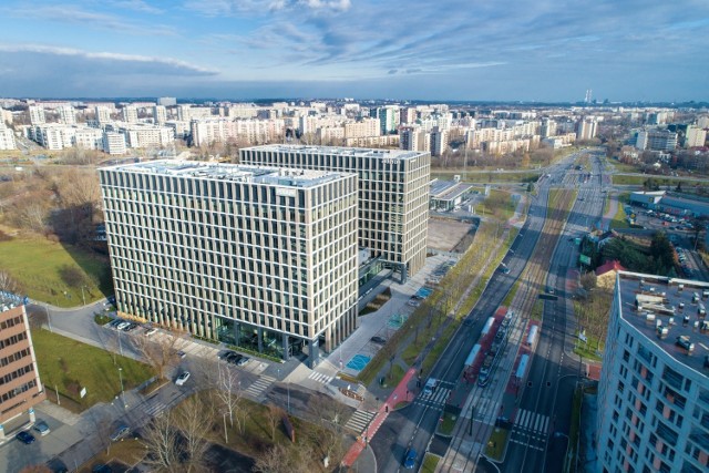 Kompleks Podium Park przy al. Jana Pawła II w Czyżynach