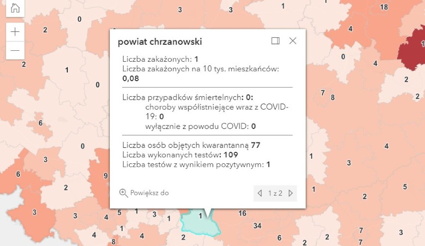 Koronawirus, raport 15 października 2021. Niski - jeszcze - przyrost zakażeń w Oświęcimiu, Olkuszu, Wadowicach i Chrzanowie