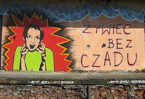 W ramach projektu &#8222;Żywiec bez czadu&#8221;, na murach magazynowych koło dworca kolejowego w Żywcu powstało ciekawe graffiti mające zniechęcać ludzi do palenia śmieci.