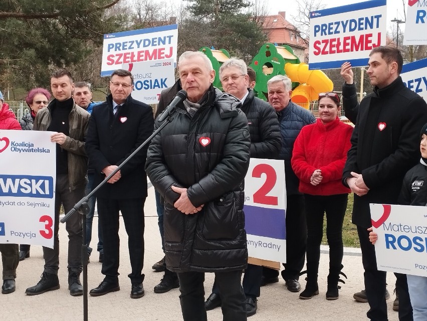 Kandydaci KO na radnych miejskich w Wałbrzychu w okręgu nr 2...