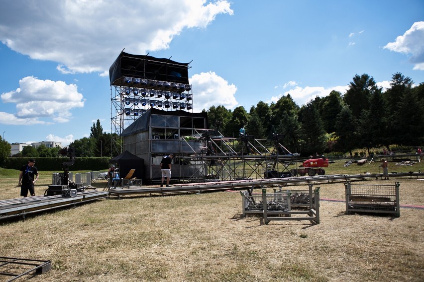 Koncert Główny na Europejskim Stadionie Kultury już jutro! Trwają pierwsze próby. Zobaczcie, jak wygląda scena [ZDJĘCIA]