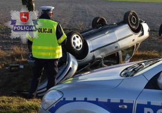 Parczewska policja ustala okoliczności wypadku do którego doszło koło Dębowej Kłody