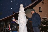 Wczoraj Św. Barbara ze śniegu pozdrawiała przejeżdżających górników w Żorach - ZDJĘCIA