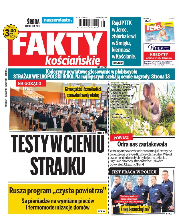 Zapraszamy do lektury nowych "Faktów Kościańskich"