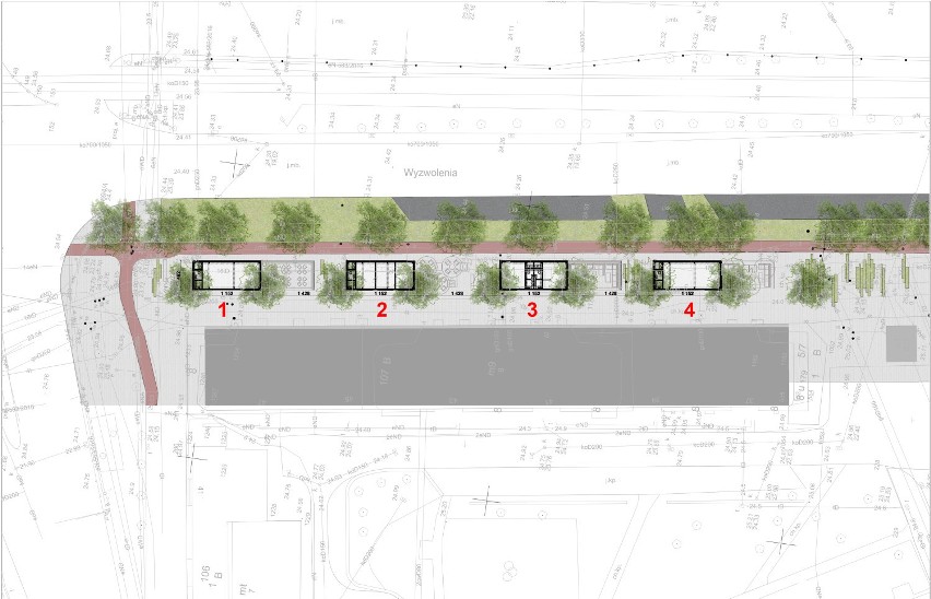 Kto wybuduje pawilony na al. Wyzwolenia? Ogłoszono konkurs