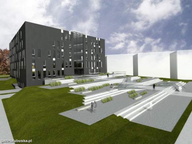 Tak będzie wyglądała nowa biblioteka UZ (fot. Biuro Architektoniczne NOW Łódź)