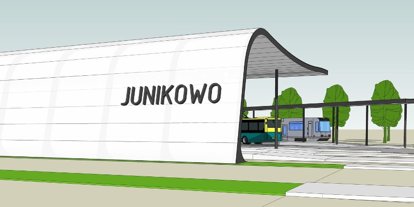 Taki dworzec, tramwajowo-autobusowy, powstanie na Junikowie