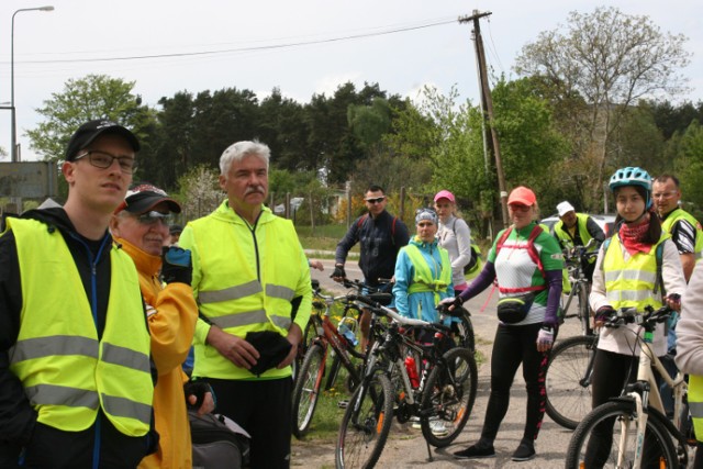 Grupa 35 rowerzystów pokonała 22-kilometrową trasę w okolicy Łagowa. 