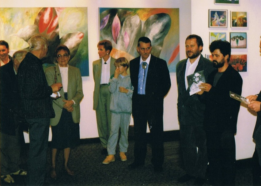 Lata 80-te, wystawa malarstwa Stanisława Tabisza - Galeria MOK Rynek 18