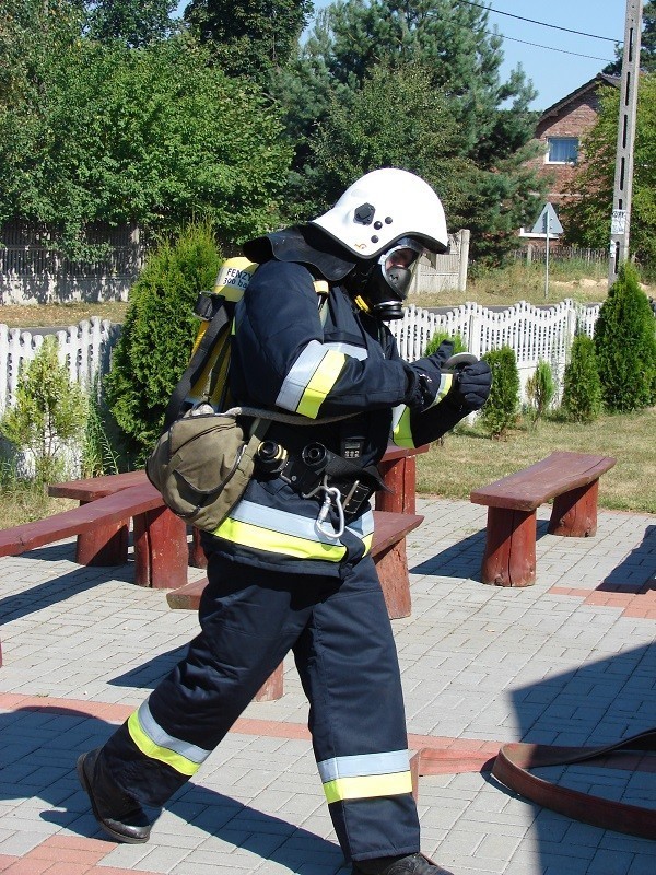 Krzepice: Manewry strażackie w Podłężu Królewskim