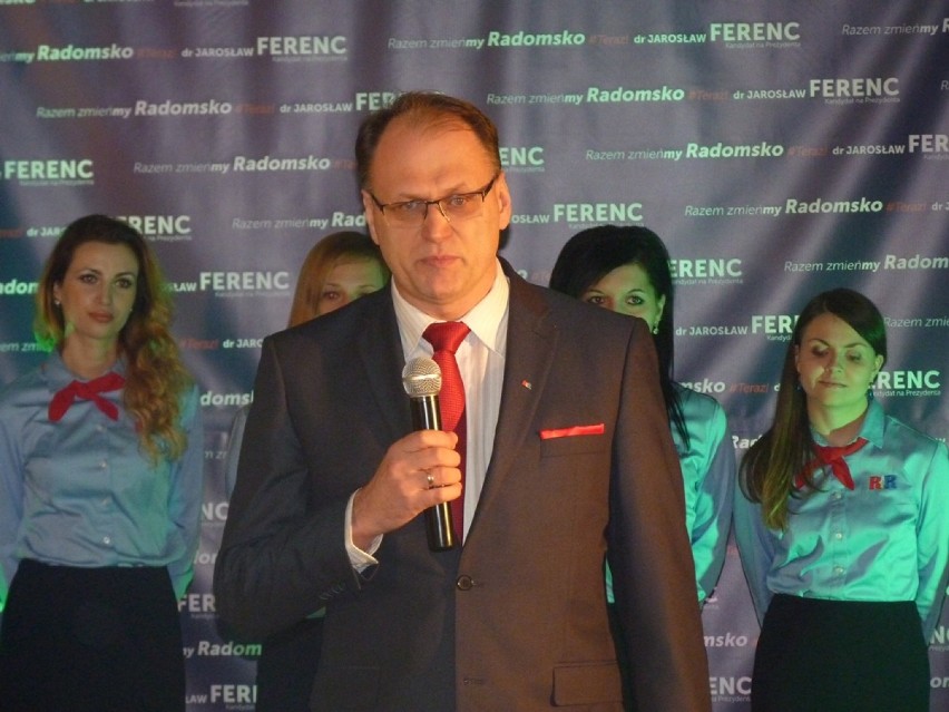 Wybory Radomsko 2016: Konwencja wyborcza Jarosława Ferenca