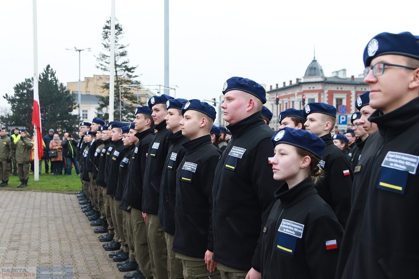 Ślubowanie kadetów Zespołu Szkół Akademickich we Włocławku,...