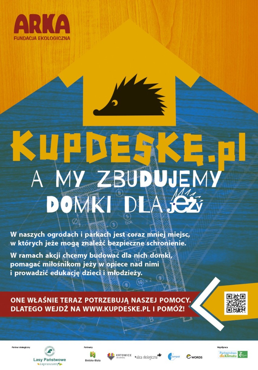 Fundacja Ekologiczna Arka domki dla jeży