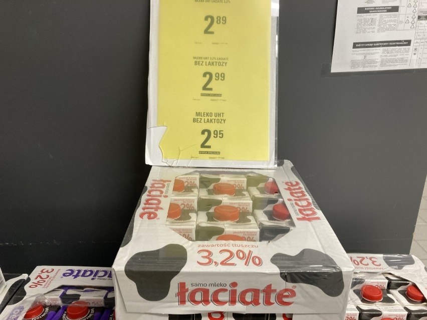 Mleko Łaciate 3,2% - cena
Polomarket - 3,19 zł
Netto - 2,89...