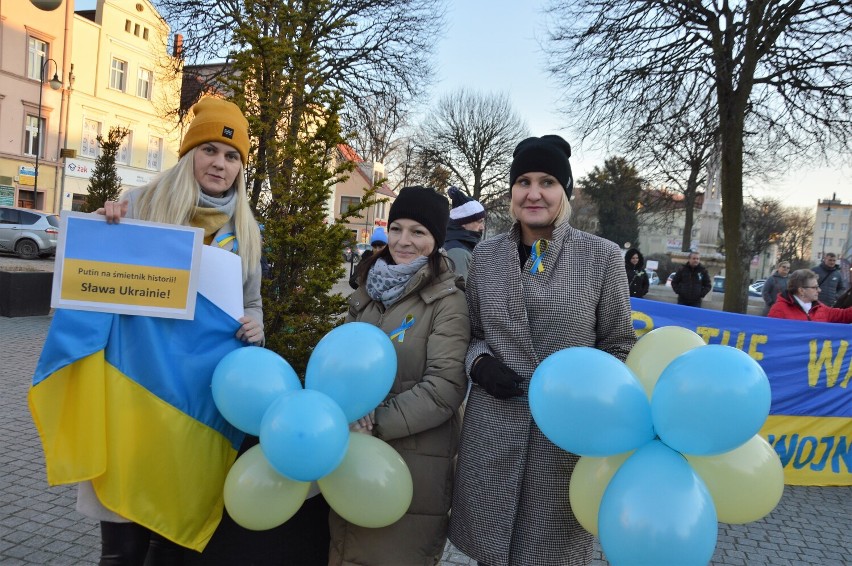 Mieszkańcy Żagania protestowali przeciwko wojnie w Ukrainie!...