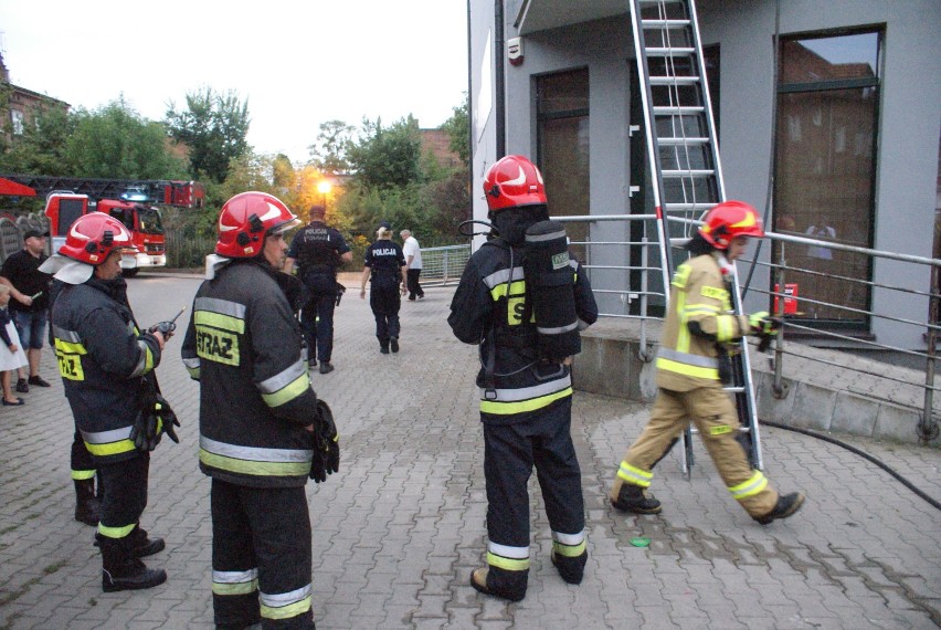Pożar w bloku przy ulicy Ogrodowej w Kaliszu