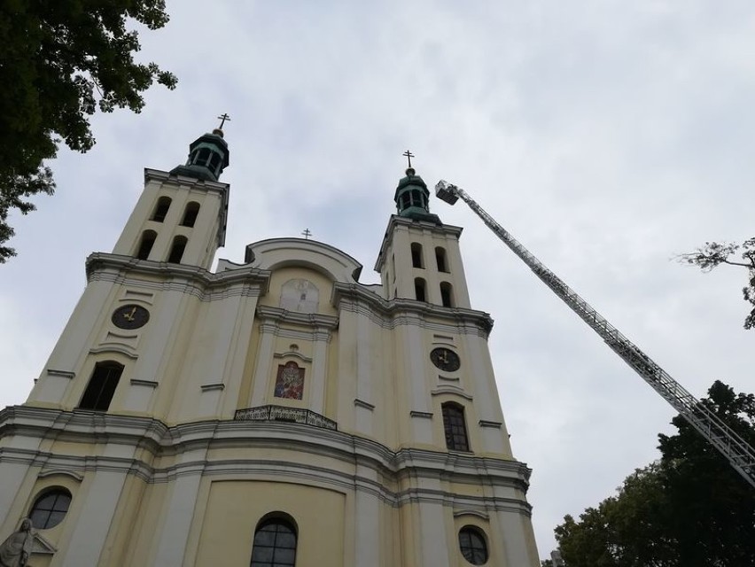 Strażacy z Wodzisławia Śl. ćwiczyli w kościołach