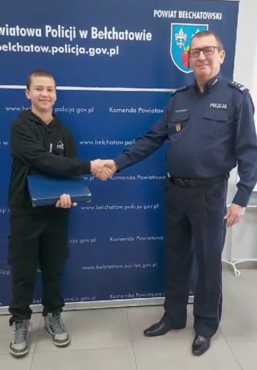 Inspektor Grzegorz Czubakowski podziękował Kubie...