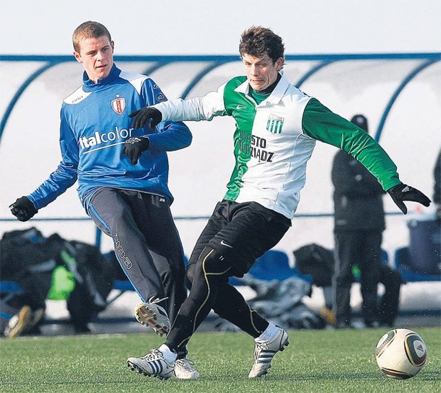 Sparing ŁKS &#8211; Olimpia Grudziądz zakończył się remiesem 1:1