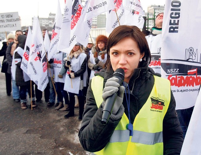 Protestujący w Siemianowicach byli zdeterminowani