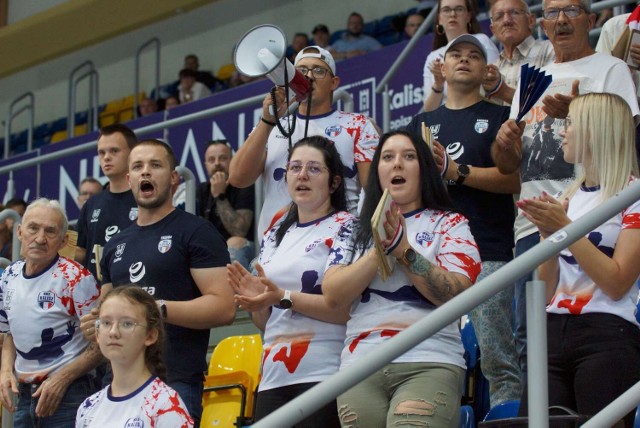 Kibice piłkarzy ręcznych podczas meczu Energa MKS Kalisz - Chrobry Głogów