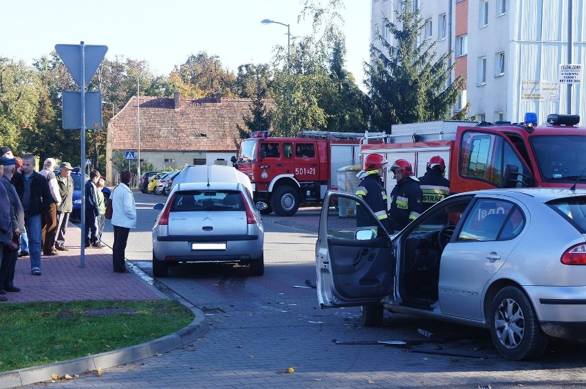 Kolizja w pobliżu &quot;Intermarche&quot;