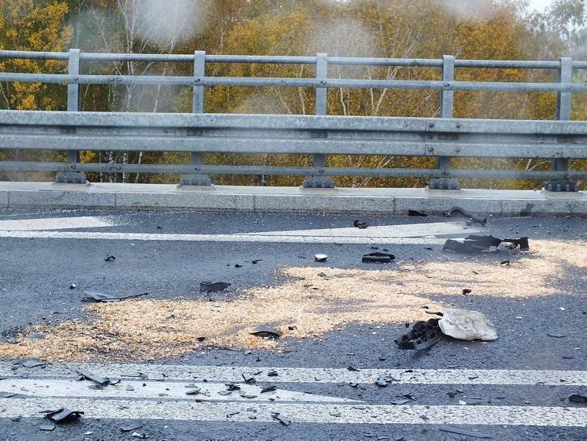 Wypadek na obwodnicy Kraśnika. Dwie osoby został ranne.