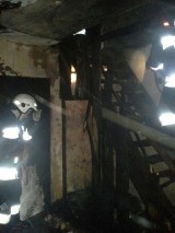 Pożar budynku mieszkalnego w Koźmińcu [FOTKI]