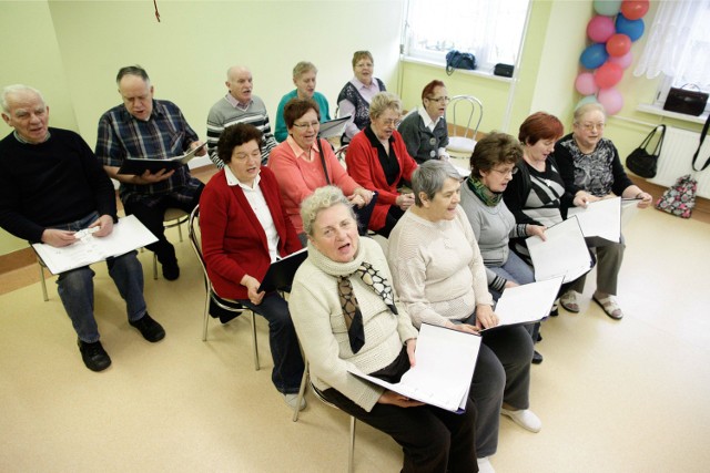 30.01.2015 opole,  malinka dom dziennego pobytu ul piotrkowska zajecia dla seniorow seniorzy 
fot. slawomir mielnik / nowa trybuna opolska