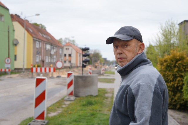 Zbigniew Helwig już odczuł skutki remontu ulicy Świerczewskiego, a to dopiero początek.