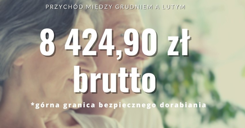 Aby ZUS nie wstrzymał wypłaty świadczenia, przychód ten...