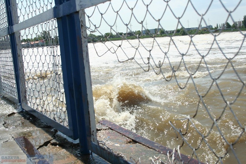 Powódź we Włocławku 2010.