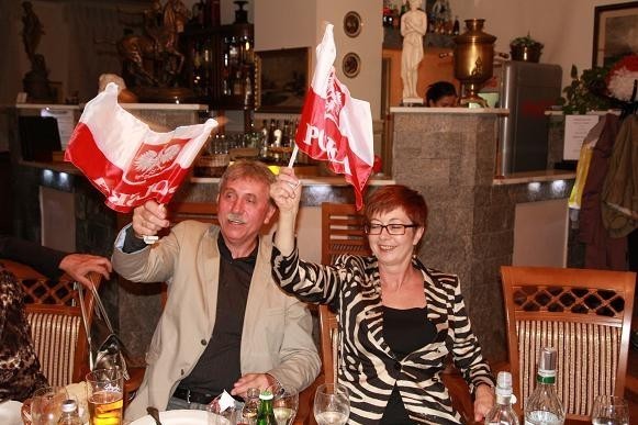 Jan Michalik i Mariola Szmajduch świętują EURO w "Starym Młynie"