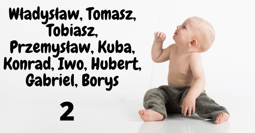 Najpopularniejsze imiona dzieci urodzonych w Wieluniu w 2021 r. Część druga - chłopcy