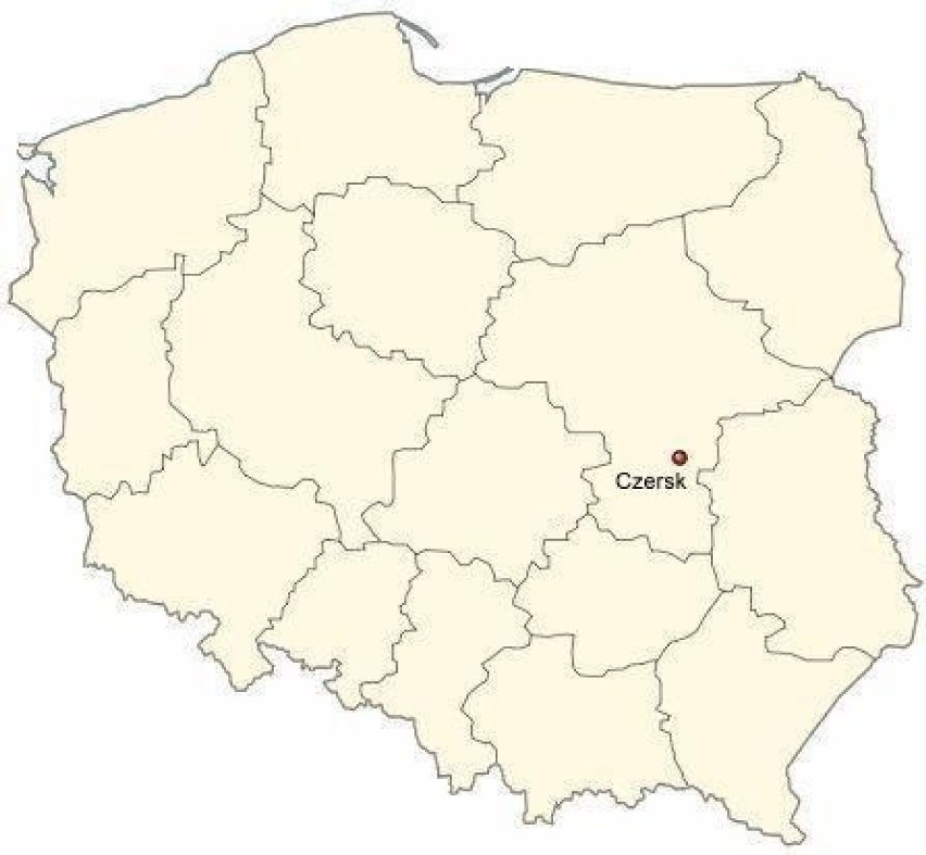 Czersk jest to wieś w województwie mazowieckim. Fot....