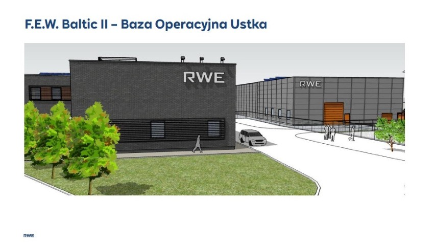 Prezentacja bazy operacyjnej RWE, która powstanie w usteckim...
