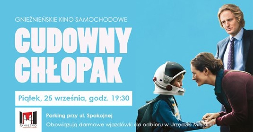 Kino samochodowe - „Cudowny Chłopak”
Gnieźnieński urząd...