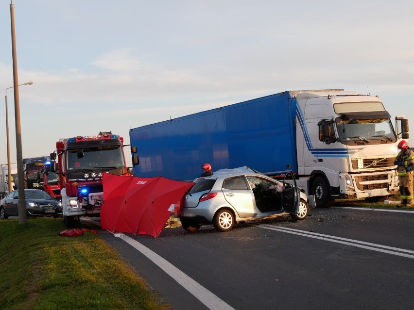 Śmiertelny wypadek na obwodnicy Grodziska Wielkopolskiego....