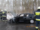 Spłonęło BMW 