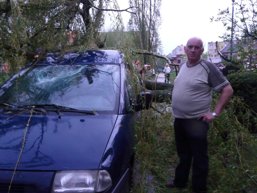 Burza w Skierniewicach wyrządziła dużo szkód