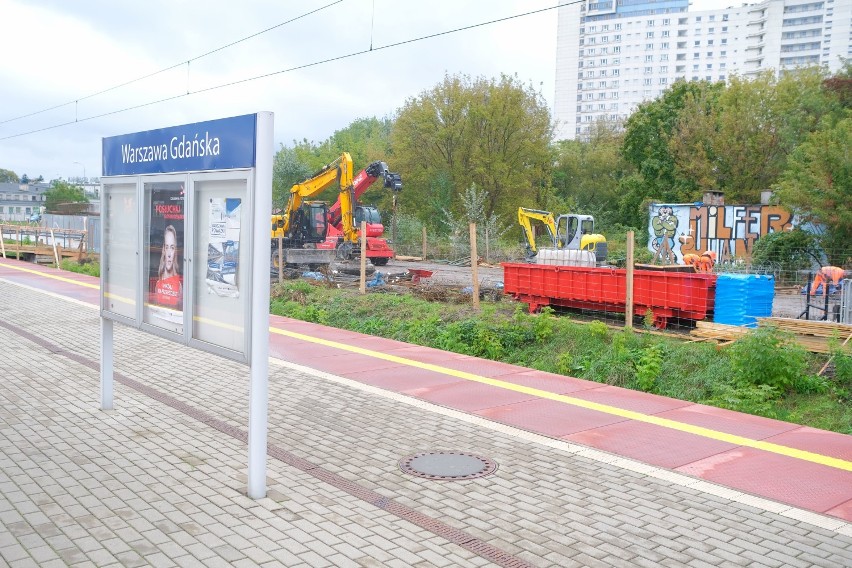 Rozpoczęła się przebudowa Warszawy Gdańskiej. Prace spowodowały zmiany w poruszaniu się w obrębie dworca