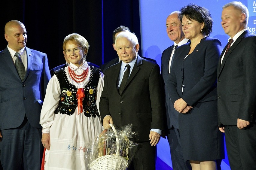 Do Gorlic przyjechał Jaroslaw Kaczyński. Wspierał kandydatów partii