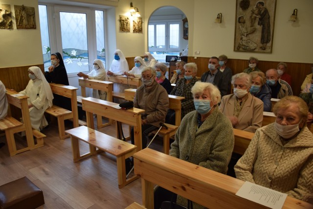 Nabożeństwo dziękczynne w klasztorze Sióstr Niepokalanek