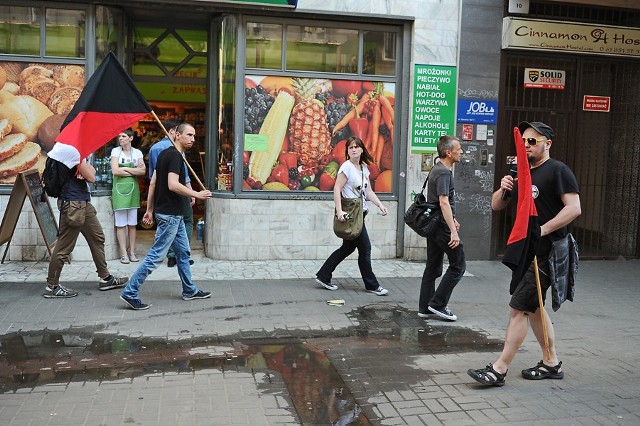 Protest mieszkańców i anarchistów