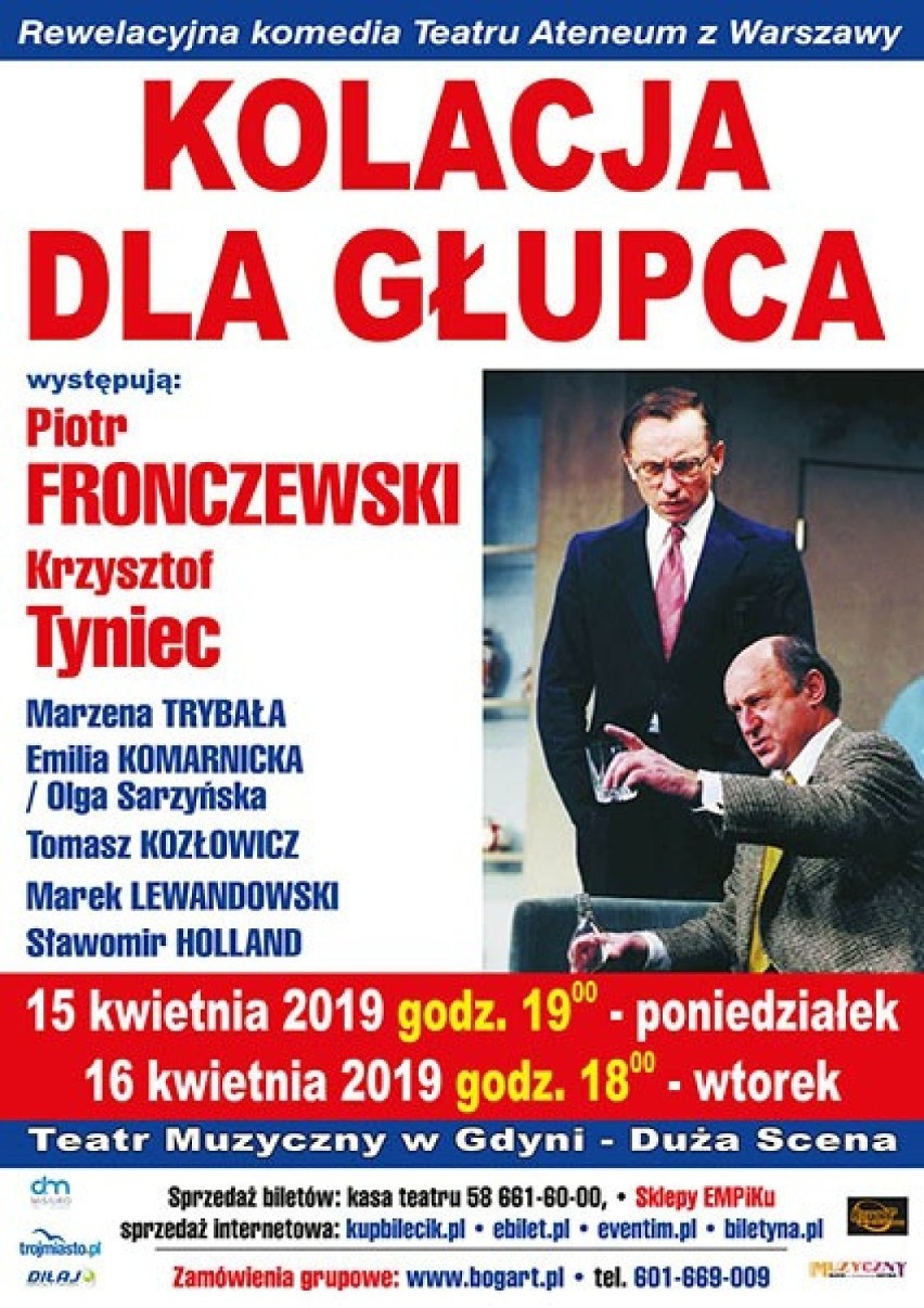 "Kolacja dla głupca" w Teatrze Muzycznym w Gdyni. Wygraj bilet na spektakl [konkurs]