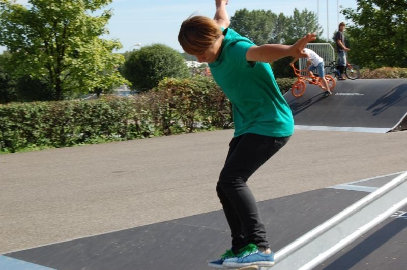 Skatepark w Kwidzynie: Na desce, rolkach, rowerze bmx, a nawet na hulajnodze