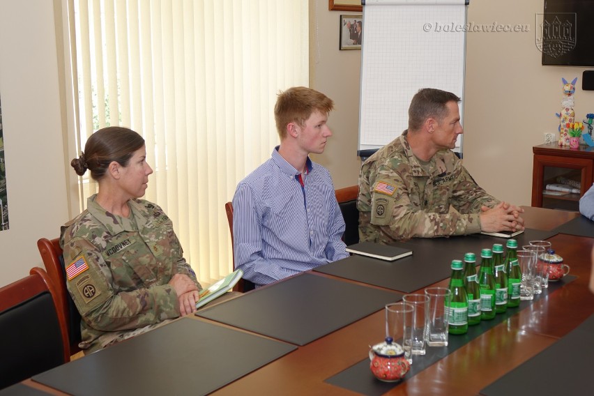 Nowy dowódca żołnierzy amerykańskich z wizytą w Ratuszu