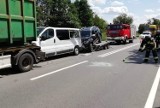 Wypadek koło Gorzowa. Zderzyły się trzy samochody. 3-letnie dziecko odwieziono do szpitala