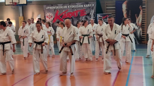 Seminarium szkoleniowe w Lipnie zorganizowane przez lipnowski Klub Kyokushin Karate