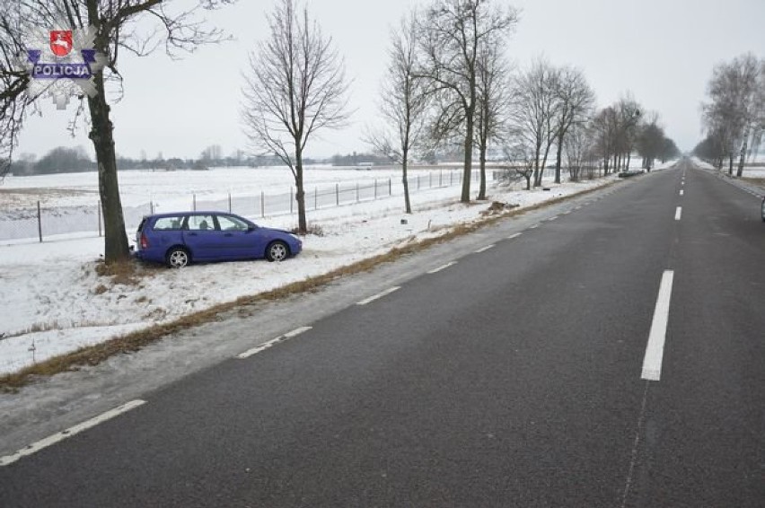 Wypadek w gminie Sawin: Zderzenie BMW z fordem. Ranna jedna osoba (ZDJĘCIA)